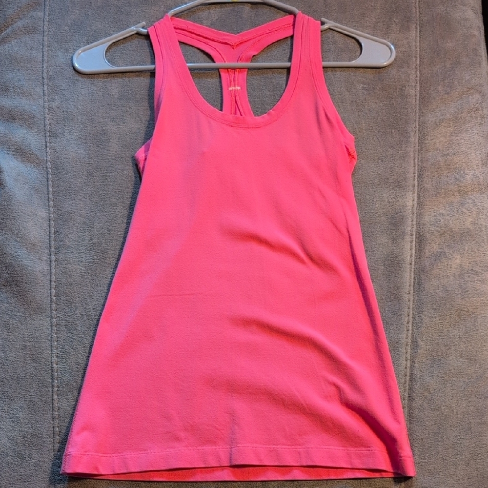 Lululemon Pink Racerback Tank